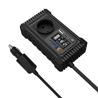 Good price SZSSTH Inversor EU USA Universal Socket GaN PD Fast Charger Car Power Inverter 12V 220V 2 AC Outlets USB 150W Car Inverter online
