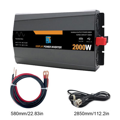 Good price  EU Plug 3KW 24V 220V Pure Sine Wave Off-Grid Solar Power Inverter online