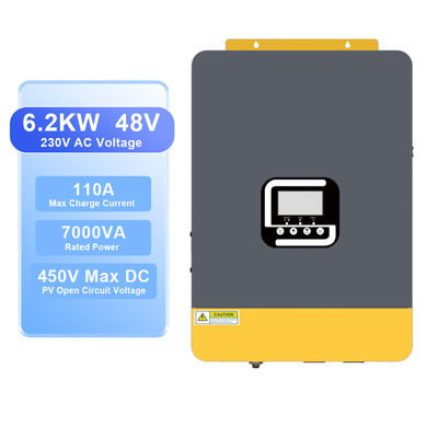 Good price LCD Display Solar Inverter 6.2KVA 48V Solar Hybrid Inverter Pure Sine Wave On Off Grid Inverter with MPPT Solar Charger online