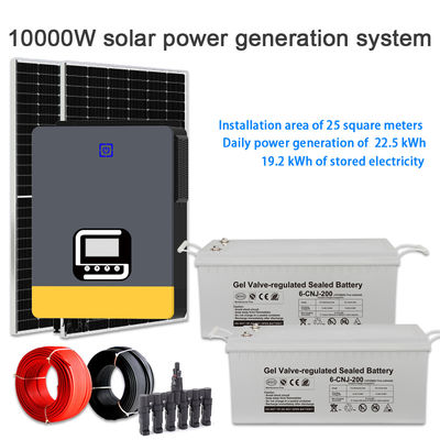 Good price Home Power Solution: 10KW Hybrid Solar System with GEL Battery Storage to Prevent Power Outages and Maximize Solar Energy online