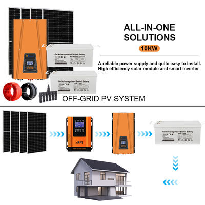 Good price The Ultimate 10KW Off-Grid Solution: Complete Certified Solar Kit with Battery for Uninterrupted Power online