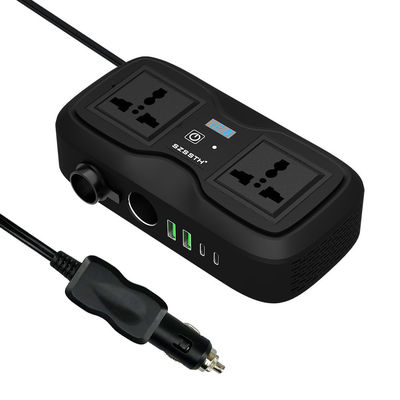 Good price GaN Power Driver Pro: 400W Peak Car Inverter with 2 AC Outlets & Dual USB PD Chargers | Modified Sine Wave for Home & Road Use online