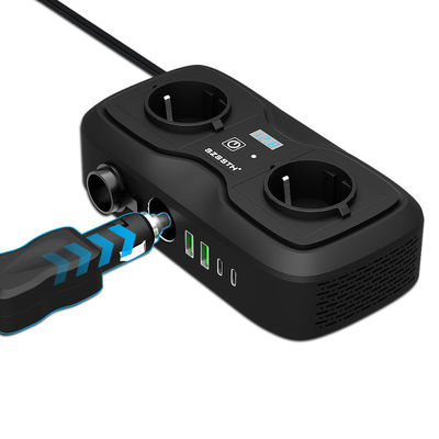 Good price Car Power Inverter 200W, 12V to 220V/240V AC Converter, Dual AC Outlets and Dual USB Ports for Car Charging online