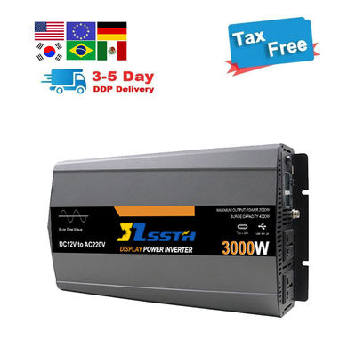 Pure Sine Wave Off Grid Power Inverter Dc 12V 24V To Ac 220V 230V 3000W Customized