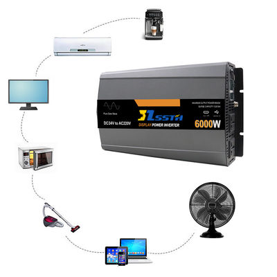 5000W 6000W Pure Sine Wave Power Inverter Dc 12V 24V 48V To Ac 110V 220V 230V