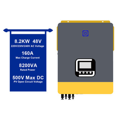 8.2KW 48V Sine Wave Off Grid Solar Inverter All In One Solar Charger Inverter