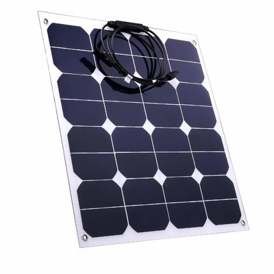 50W ETFE Flexible Solar Panel For 12V Mono Waterproof Solar Energy System