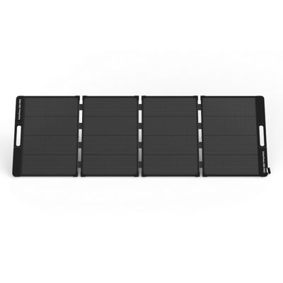 280W Power Black Foldable Solar Panels For Portable Camping And Outdoor Power Supply