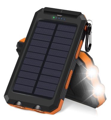 OEM ODM Solar Powered Power Bank 10000mah Solar Powerbank With Li-Polymer Battery