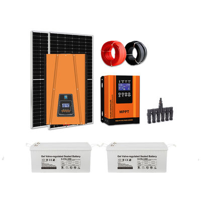 Off Grid Full Set 10kw Solar System Kit With Battery Storage CE Rhos Fcc Certificate