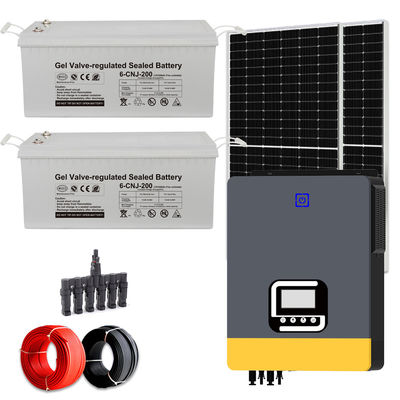 10KW Solar Energy System Hybrid Home Solar System With GEL Battery And Pure Sine Wave