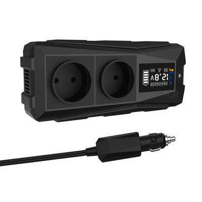 Small 12V to 110V 220V Car Power Inverter with Type C USB Rated Power 300W Modified Sine Wave