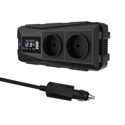 Compact Size 300W 12V DC to AC Car Power Inverter with Modified Sine Wave USB and Over-heat Protection