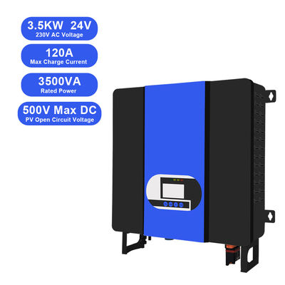 3.5KW 24V to 110V 220V 230V All in One Hybrid Inverter with MPPT Solar Controller and WiFi/GPRS Communication