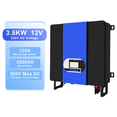 Lightweight 24V DC to 110V 220V 230V Pure Sine Wave Solar Hybrid Inverter with MPPT Solar Controller