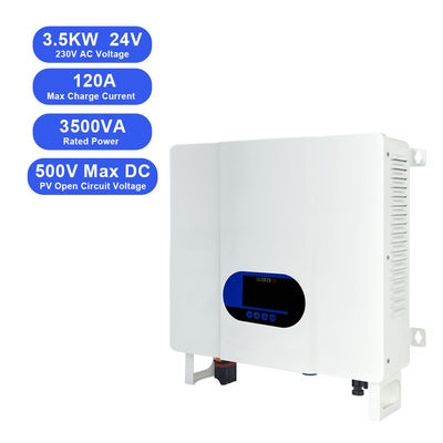 Good price MPPT Solar Controller 3KW 24V to 110V 220V 230V All in One Hybrid Inverter for Lead Acid Batteries online