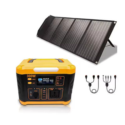 Outdoor Home Pure Sine Wave Solar Power Generator Portable 300w Solar Generator