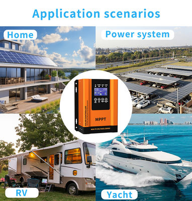 Smart Off-Grid MPPT Controller with LED Display - Advanced Solar Power Management