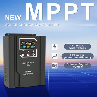 Smart MPPT Solar Charge Controller 30A - 12V 24V 36V 48V Auto-Detect for Home/RV/Off-Grid