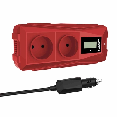 Good price 300W 12V Pure Sine Wave Car Power Inverter Dual AC Outlets 2 USB Ports for Laptops/Devices 167*87*44mm USB A Type C 5V/3A online