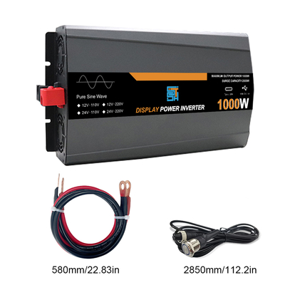 1000W Pure Sine Wave Solar Inverter 12V/24V 110V/120V Output