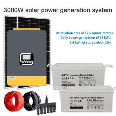 2KW Home On/Off Grid Solar Energy System – Adjustable Voltage 120V/220V/230V/240V
