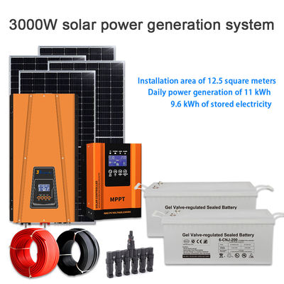 OEM & ODM 3KW Solar System Kit with Battery Storage & Monocrystalline Panels for B2B Partnerships