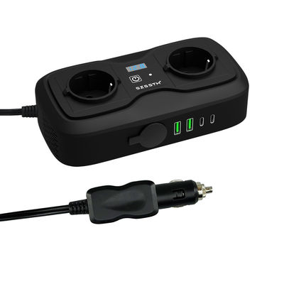 Good price Car Power Inverter 200W, Pure Sine Wave, 12V to 220V AC, with Dual USB Ports & AC Outlet, for Vehicle & Truck online