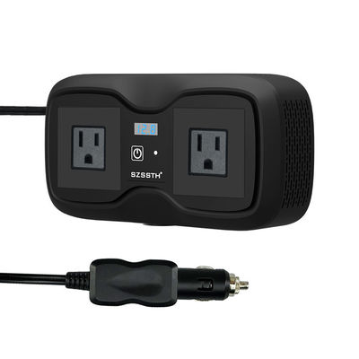Good price Power Up Your Journey: 200W Car Inverter with 2 AC Sockets & Dual USB-C | Stay Connected on the Road online
